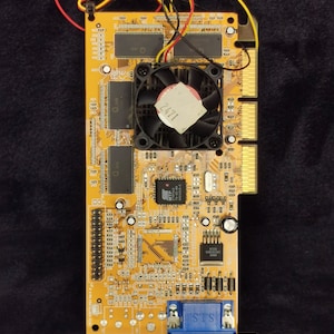 Carte graphique Vga Asus Nvidia Riva Tnt2 M64 Vanta 32 Mo Agp vintage