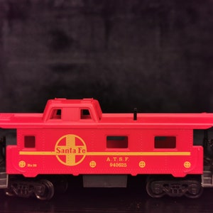 Vintage Bachmann HO Sale Santa Fe 36&#39; Caboose Atsf 940625 Red