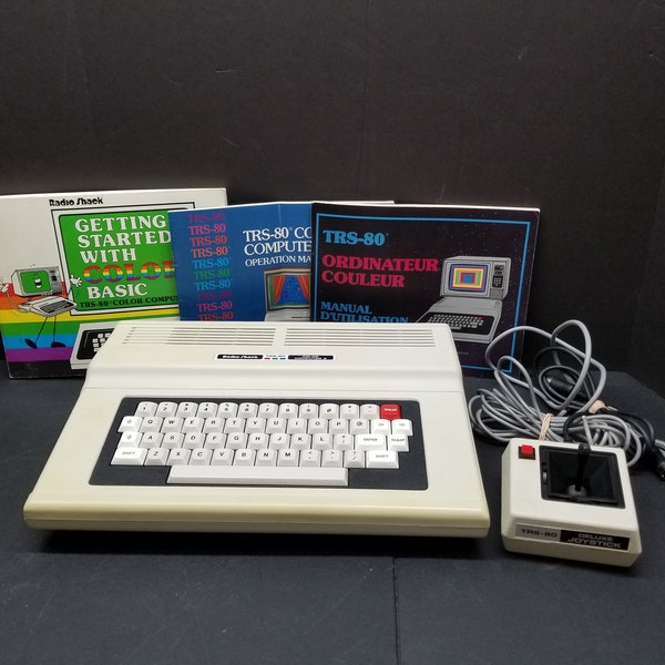 Radio Shack TRS-80 Color Computer 2 with Manual and Original Box Complete