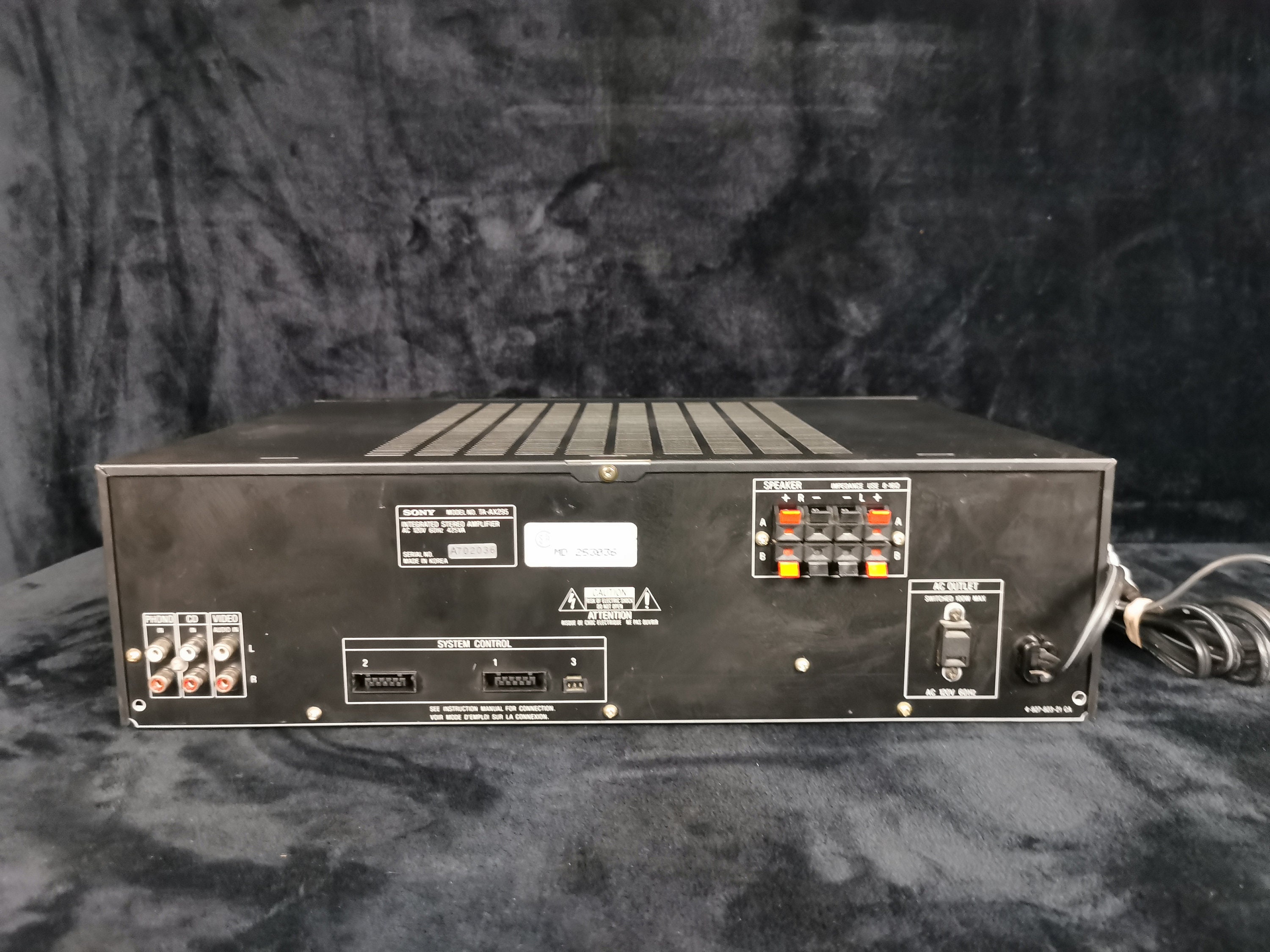 Sony TA-AX295 All Power Stages Direct Coupled Acoustic Controlled