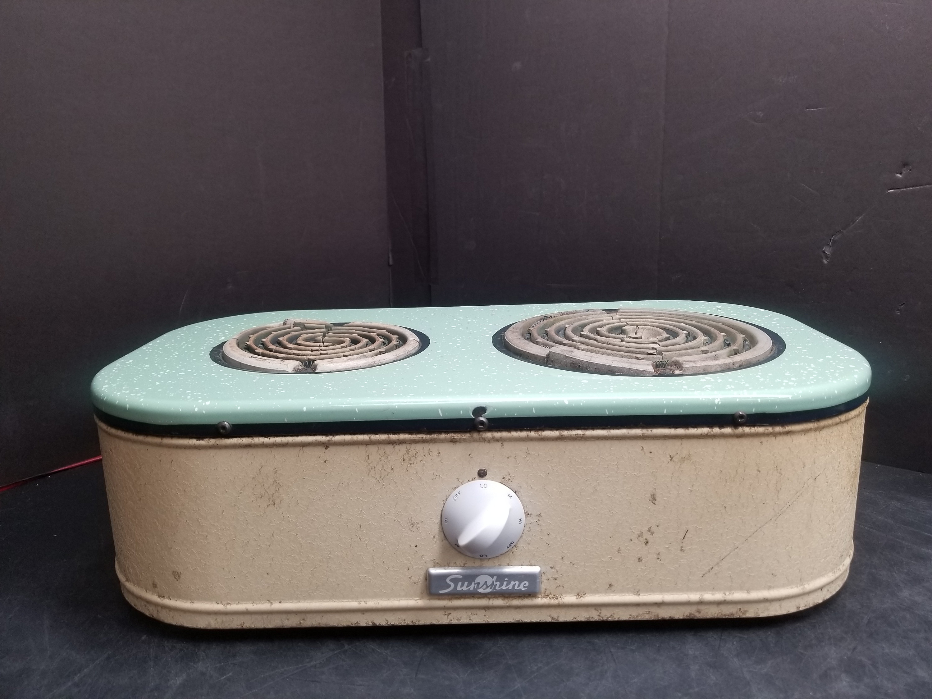 Vintage Sunshine 2 Burner Electric Stove Tested Working - Etsy Canada