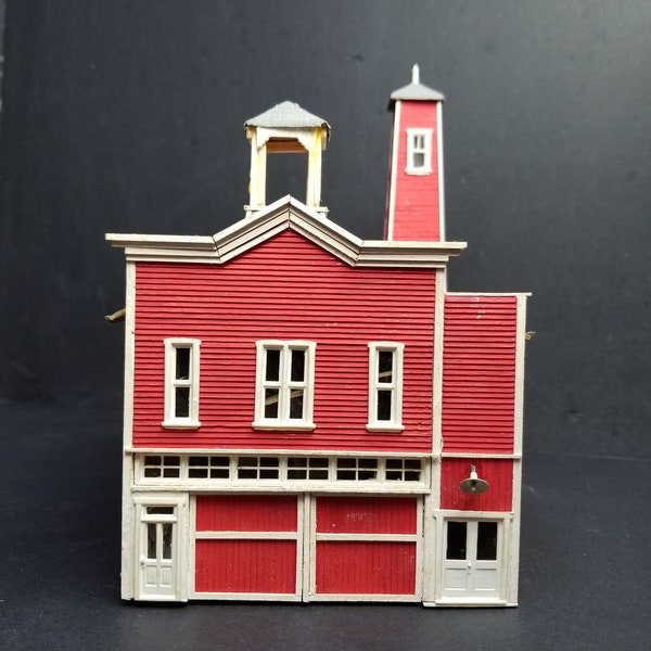 Ho Scale Fire House Etsy