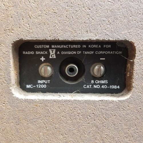 Vintage shops Realistic MC-1200 Pair Of Speakers Tested Working