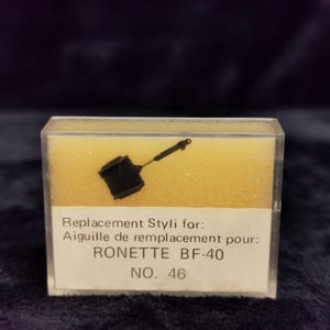 AMX Diamond Stylus Replacement No 46 Ronette BF-40