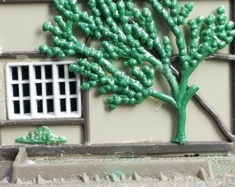Trains, HO, Jouef, maquette d'une chaumière normande - Modélisme