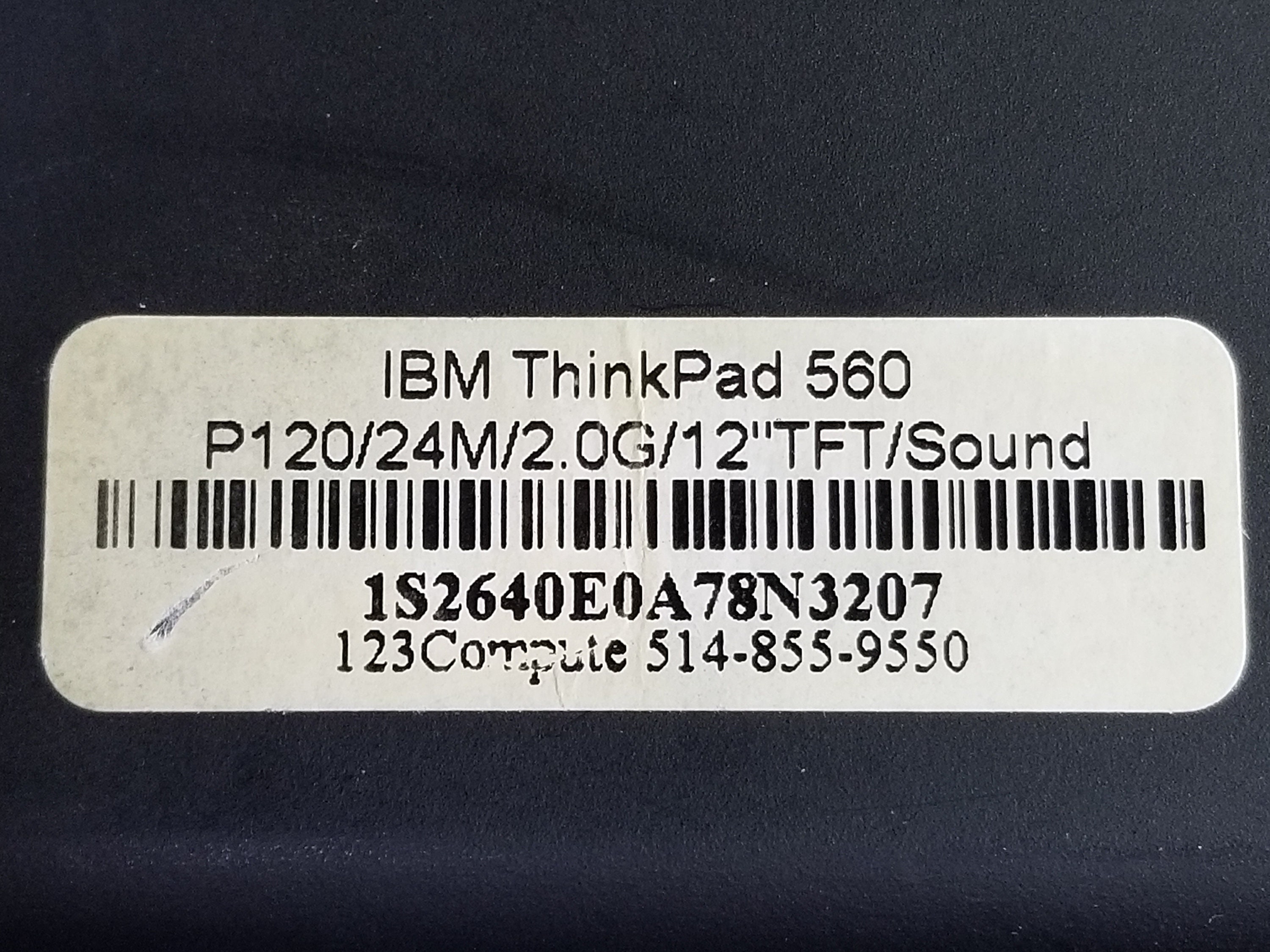 Vintage IBM Thinkpad Type 2640-E0A Laptop Untested - Etsy