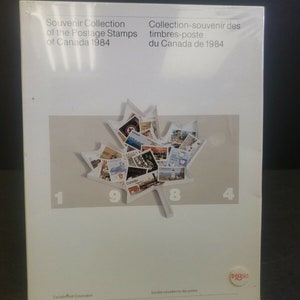 Annuario della collezione di souvenir di francobolli annuali del Canada Post del 1984 - Nuovo e sigillato