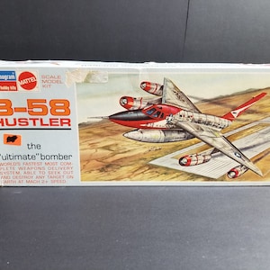 Monogram B-58 Hustler 1/121 #6821 Open Box