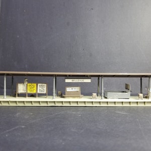 Unbranded HO Waage Wartebereich mit Bahnsteig