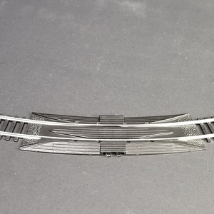 HO Scale Bachmann Railroad 18&quot; R Terminal Rerailer Track Section Silver Steel