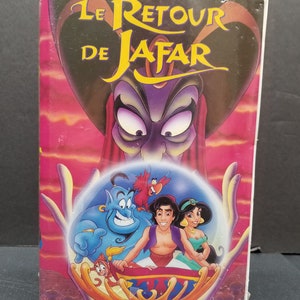 Le Retour de Jafar (French Version of The Return of Jafar) Walt Disney VHS