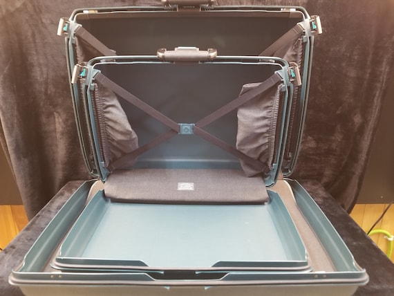 ヴィンテージ サムソナイト スーツケース 2個セット ネイビーブルー