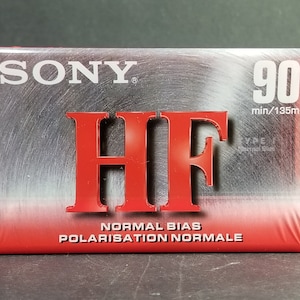 Vintage Sony Pack Of 4 Cassette Tapes C-90HfcrType I New Sealed