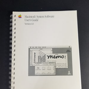 Lot of 5 Apple Macintosh Manual Guide Vintage Original Good Condition