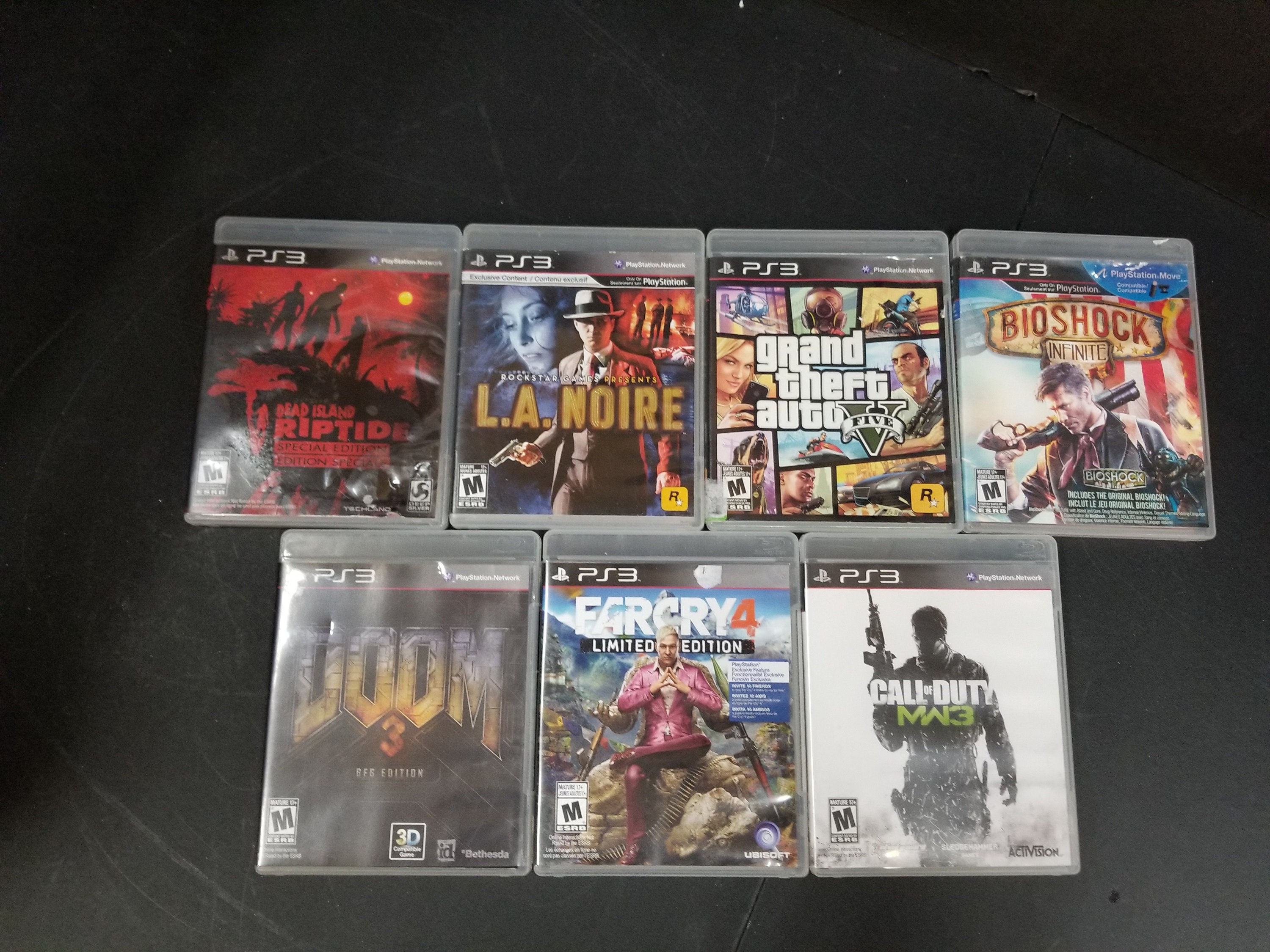 Lot De 6 Jeux PS3 Complets Français - Bon état - Inclut Gran Turismo 5