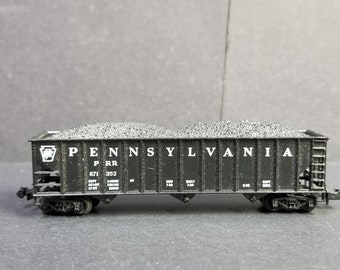 Atlas N Scale Pennsylvania 671352 Side Open Hopper With Coal Load