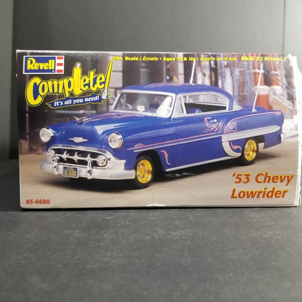 Revell 1/25 Model Kit '53 Chevy Low Rider #85-6680 New Open Box