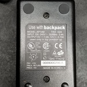 Vintage Micro Solutions Model AP14M Power Supply for Backpack