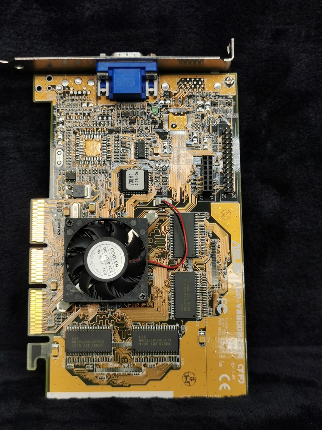 Vintage Asus Agp-v3800m/32m Nvidiariva Tnt2 M64 32mb VGA AGP Video ...