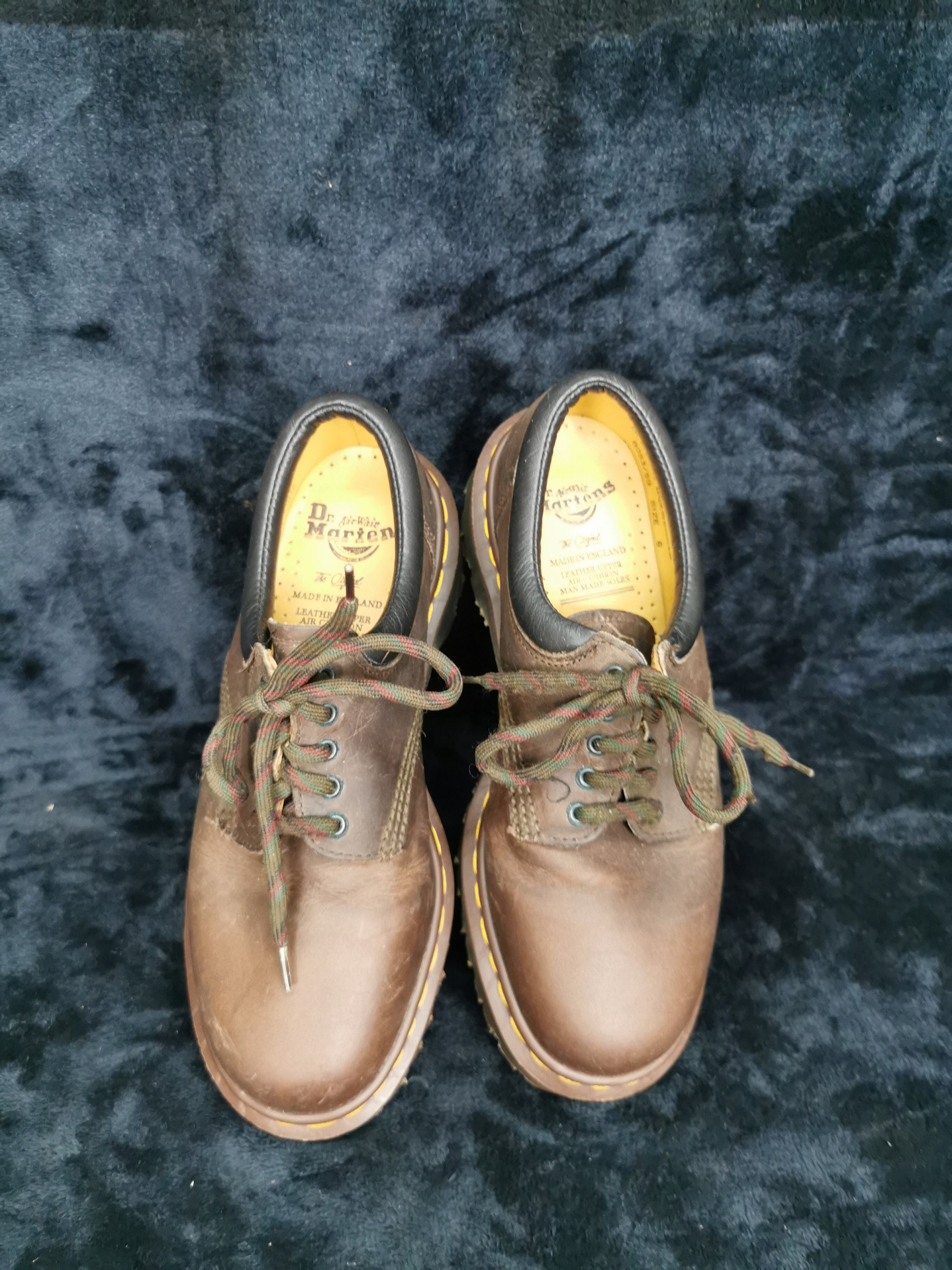 Vintage Dr. Martens Air Cushion Sole 8053 59 Leather Shoes - Size