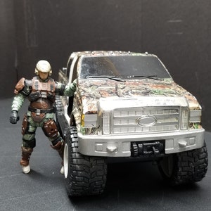 Tree House Kids Ford Super Duty Camo Wrapped with Soldier