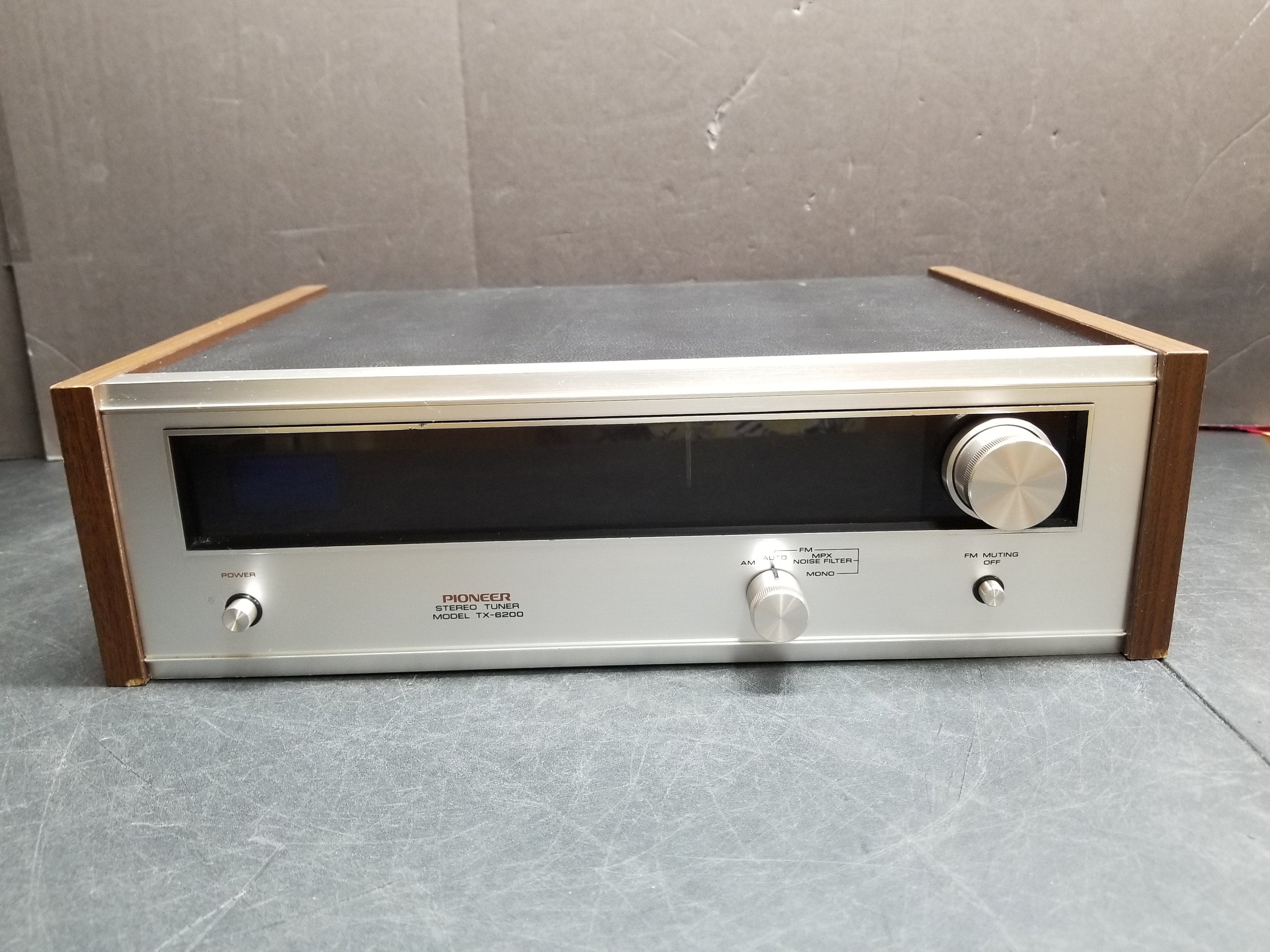 ビンテージ パイオニア TX-6200 AM/FM ステレオ チューナー テスト済み