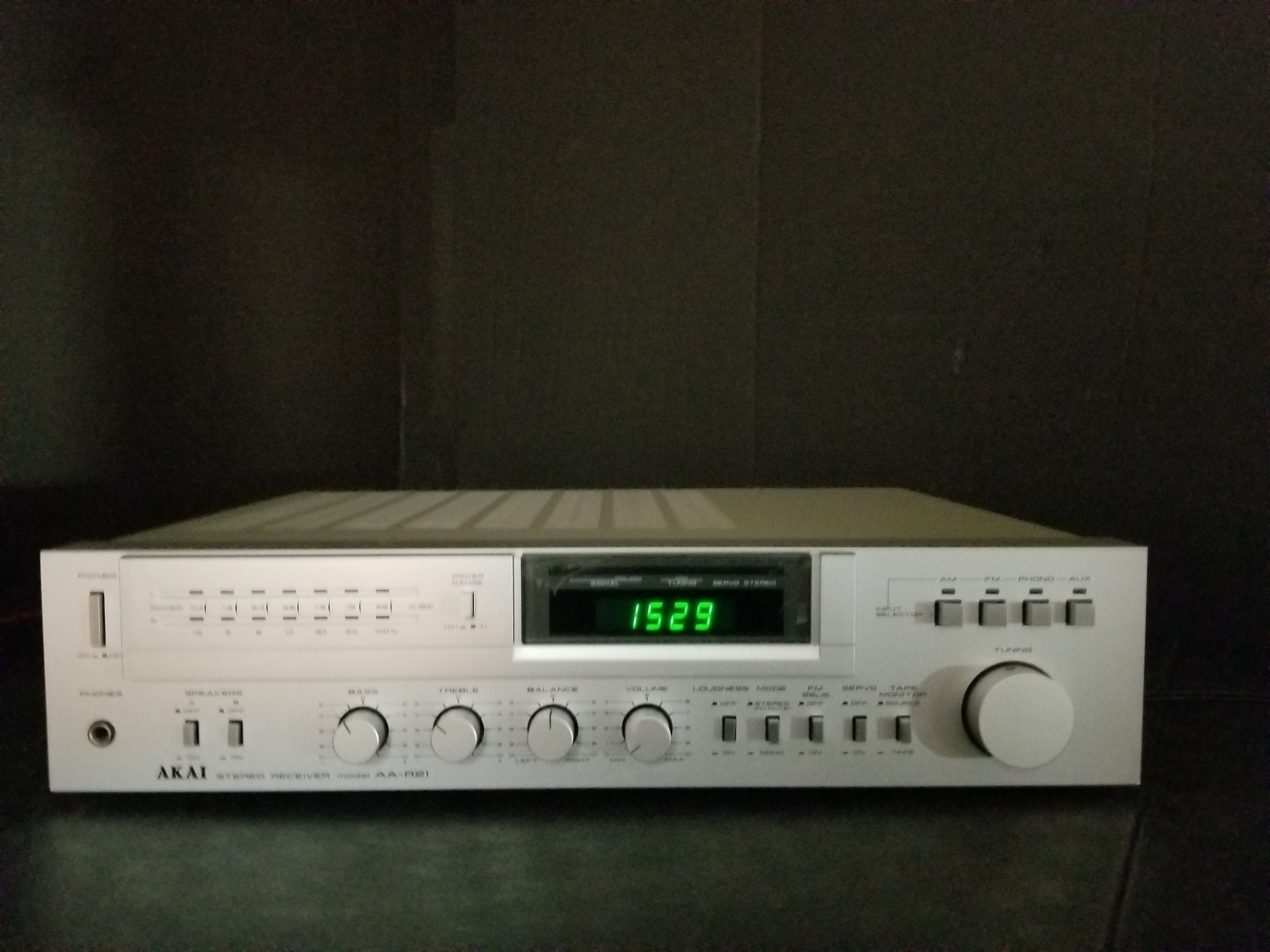 Vintage Akai Receiver AA-R21 - Tested, Excellent Condition