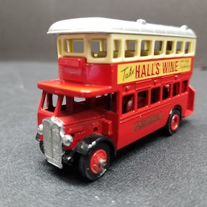 Days Gone by Lledo Diecast DG15 General Hall&#39;s Wine Double Decker Bus Red