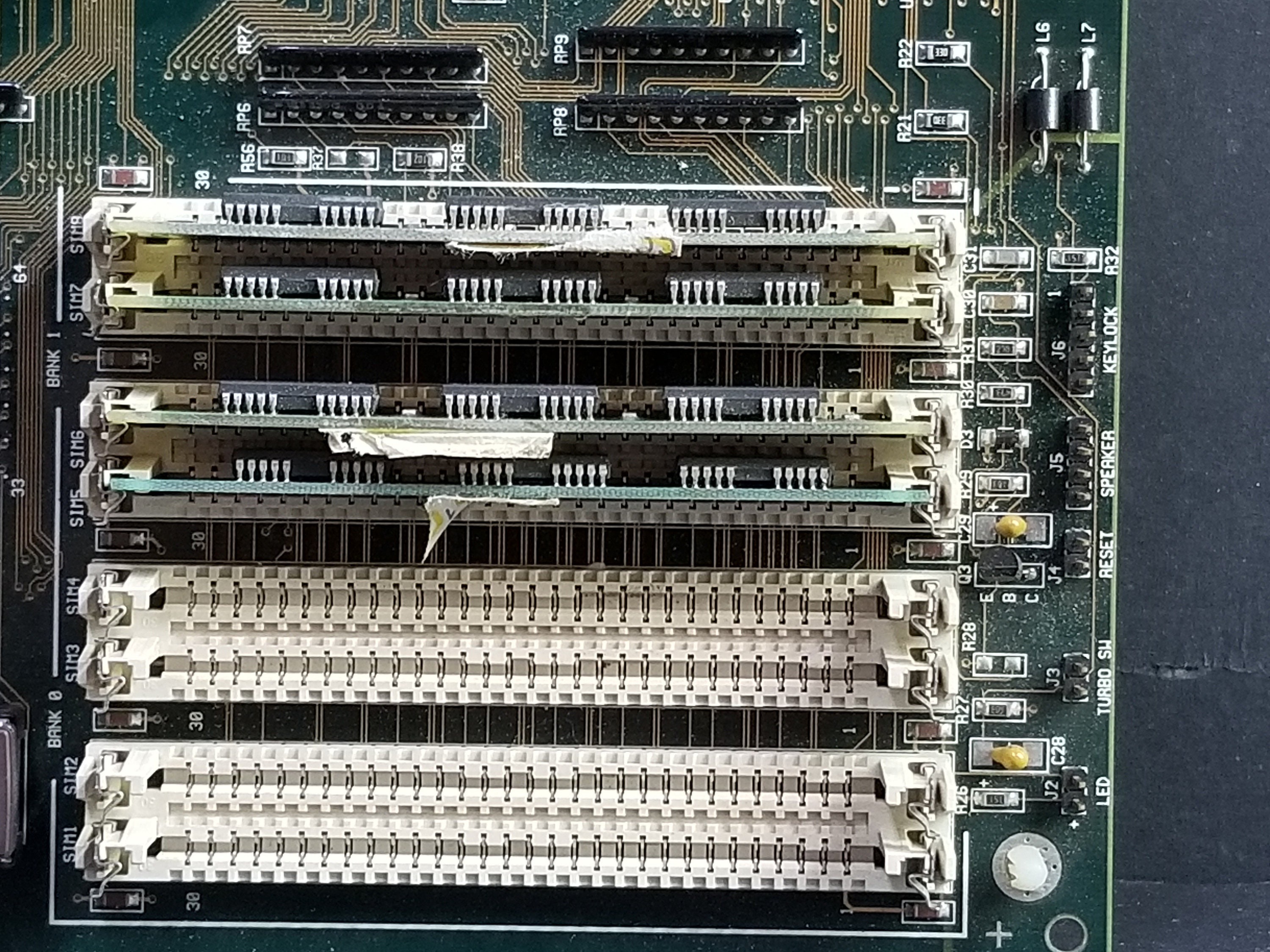 Intel I386 DX With Motherboard and RAM Not Tested as Is - Etsy