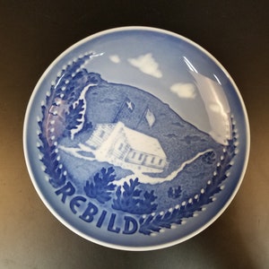 Copenhagen Bing & Grondahl Porcelain Plate Rebild Memorial