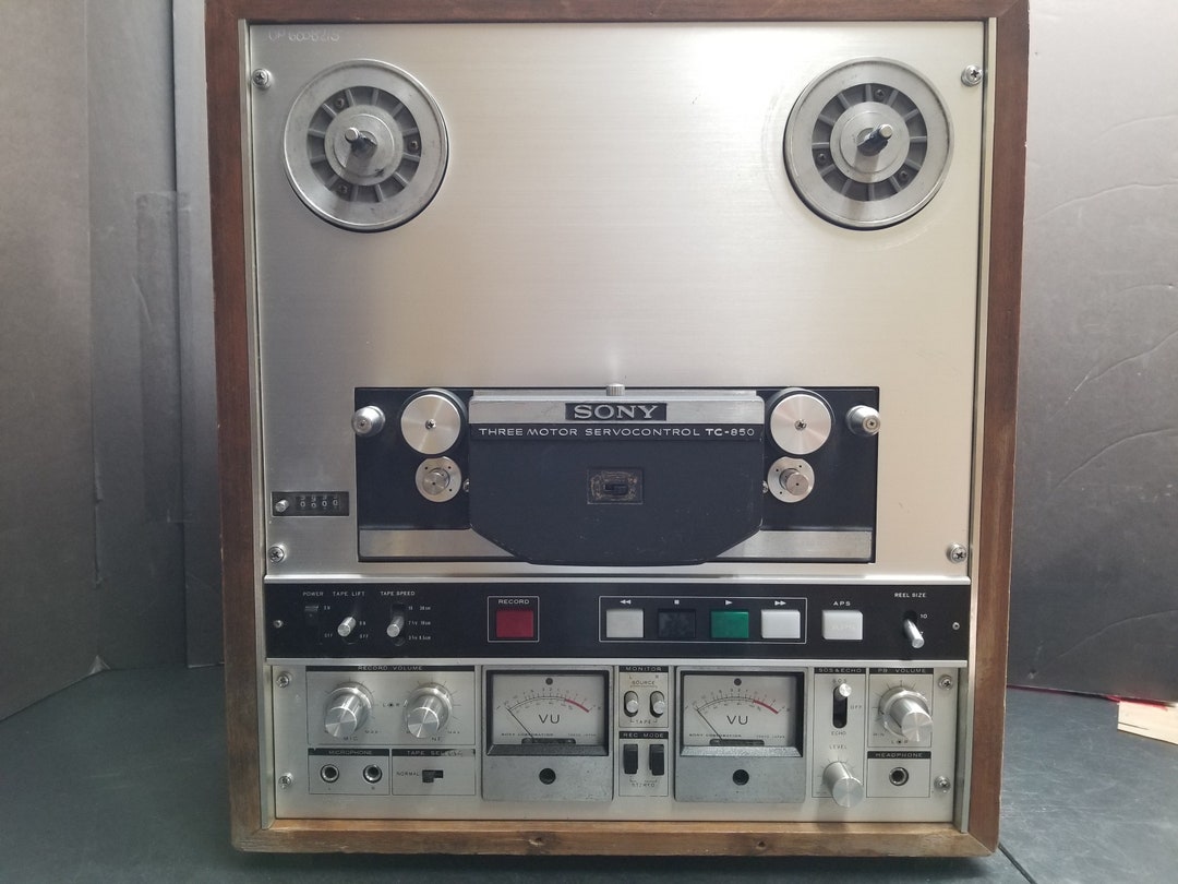 Vintage Sony TC850 Reel to Reel Tape Recorder Tested Working Etsy