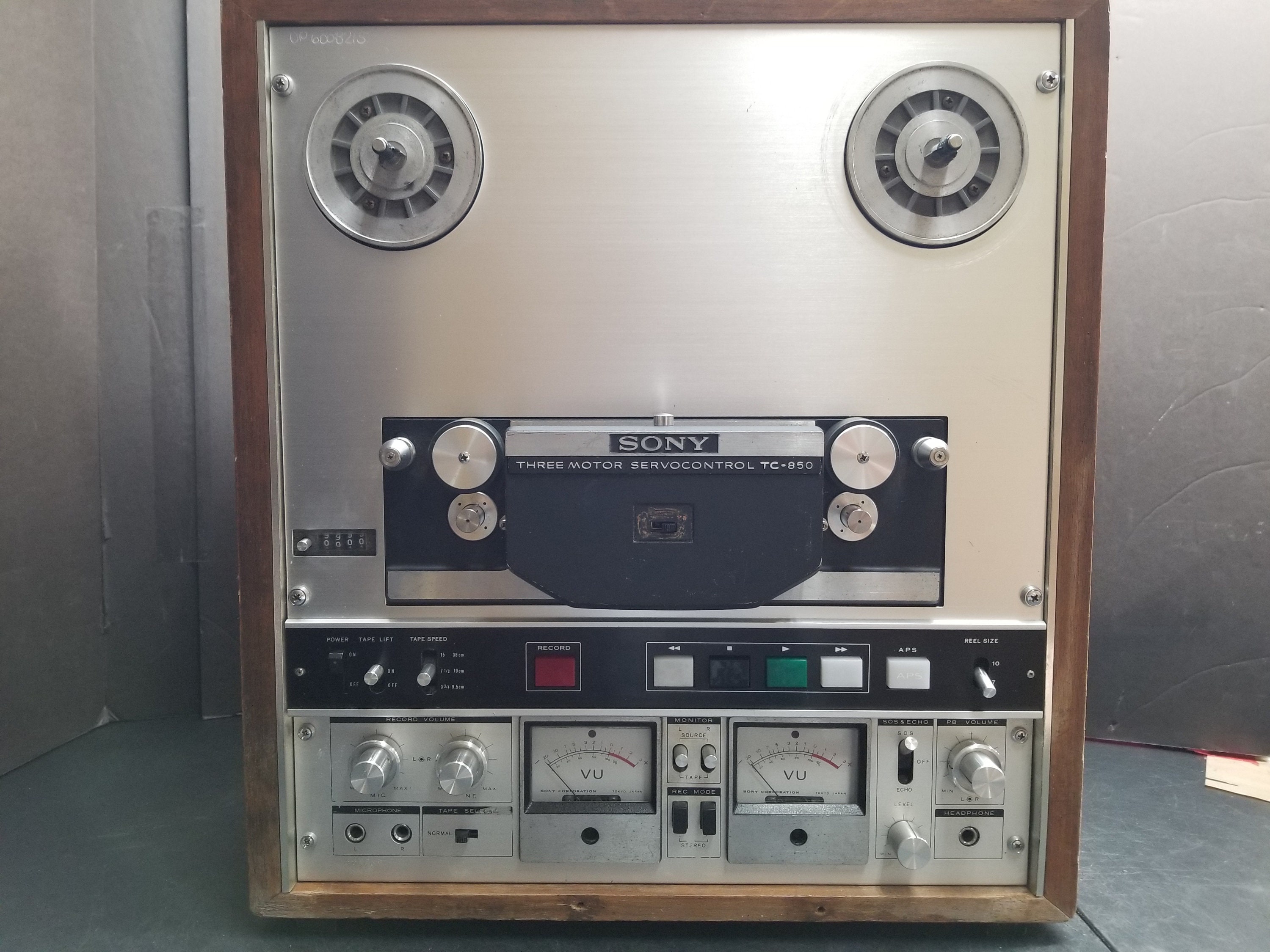 Vintage Sony TC-850 Reel to Reel Tape Recorder Tested Working