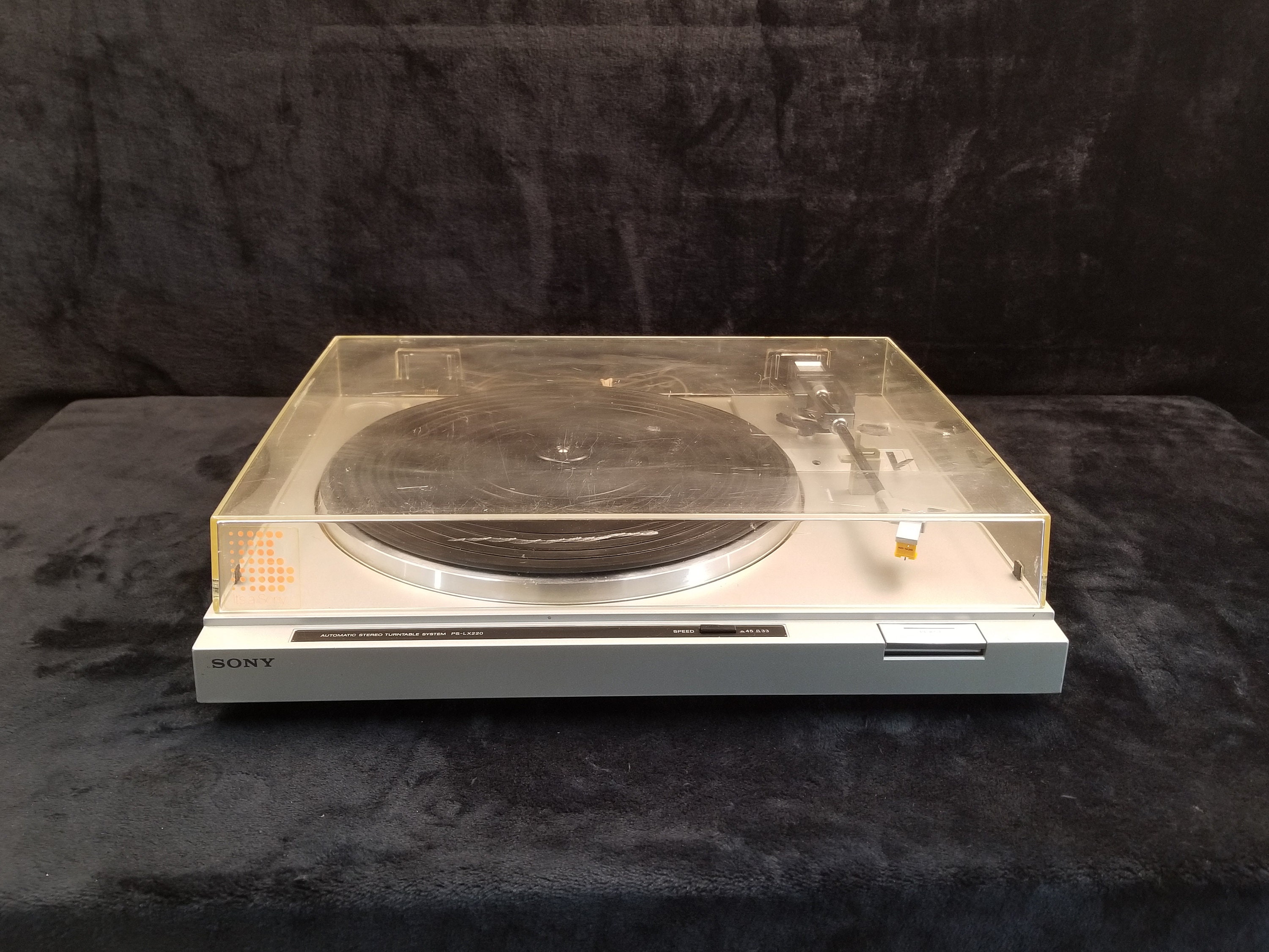 Vintage Sony Automatic Stereo Turntable System Model PS-LX220