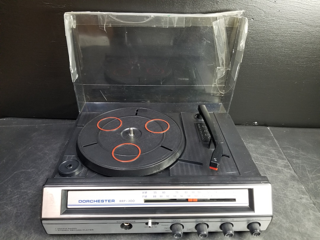 Vintage Dorchester Rrp200 Turntable Radio Tested Working Etsy
