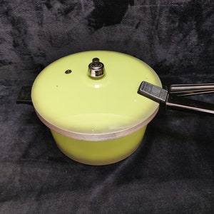 Vintage 4Qt Presto Avocado Grün Druckkochtopf Regler