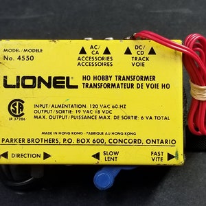 Lionel Model No.4550 Hobby Transformer Tested