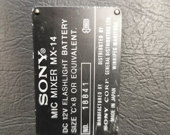 通電確認済】ソニー サウンドミキサー MX-A7 ビンテージ Yahoo