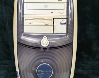 CompaQ 5440 CA P4 vintage, 1,8 GHz, 512 MB, 80 GB, GeForce2 MX, para piezas y reparación