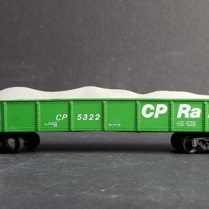 Bachmann HO Scale Canadian Pacific CP Rail Gondola Car With Load #5322 Green
