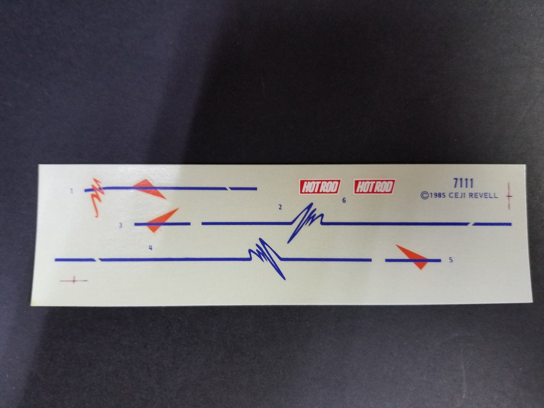 Brand New Decal Set Sheet for Model Car Kit Read Description Etsy