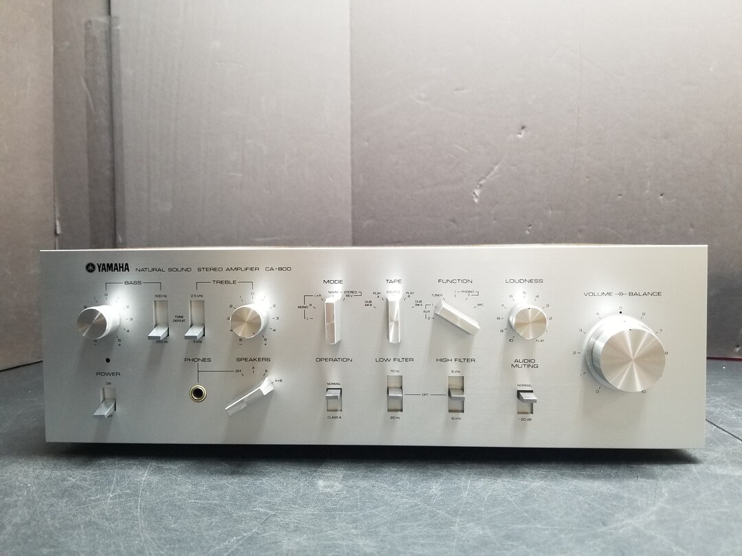 Vintage Yamaha Stereo Amplifier CA800 Tested Working Etsy