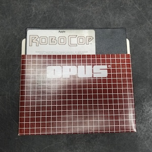 Vintage Apple RoboCop Spiel Floppy 1987 Ungetestet