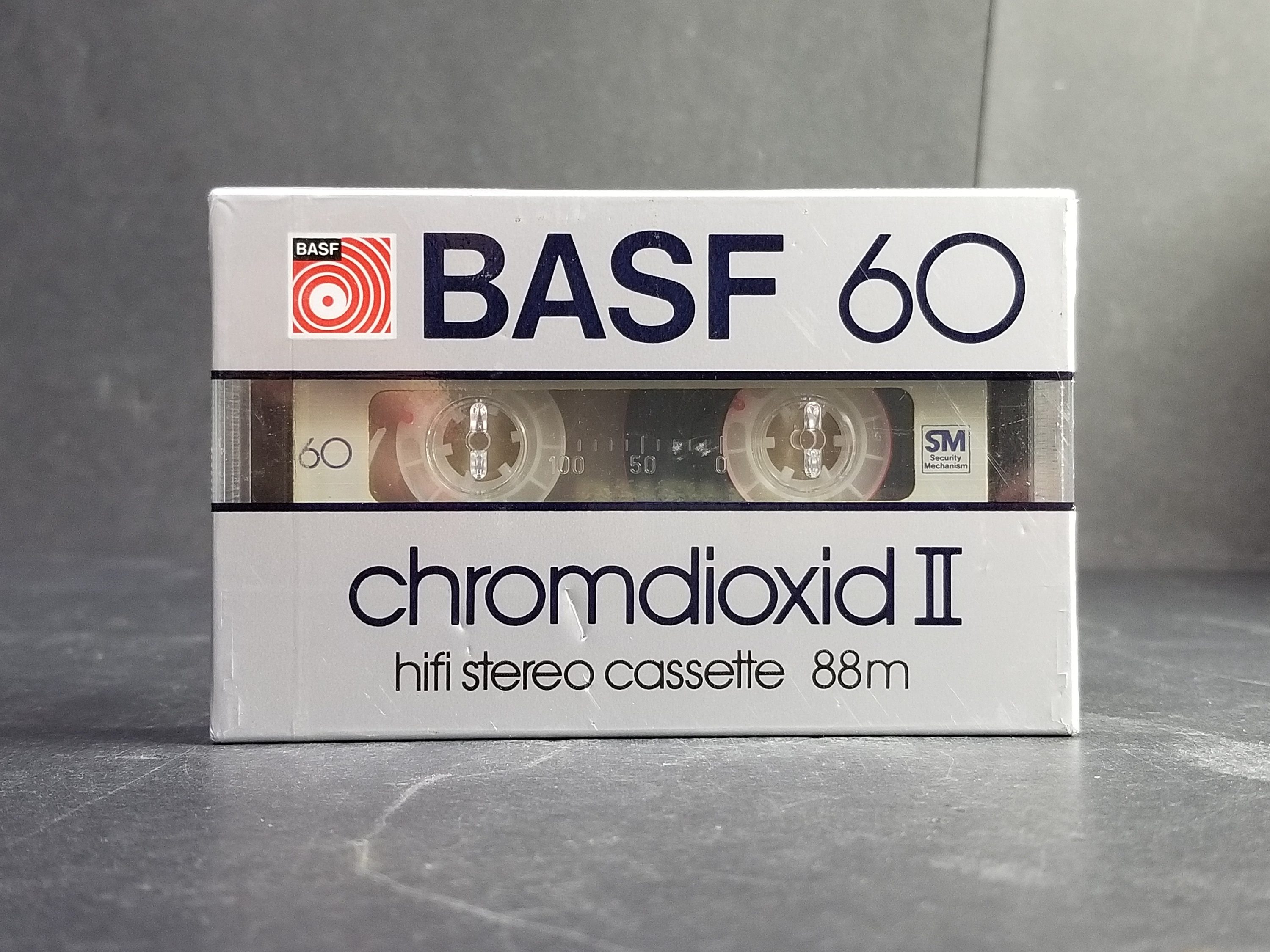 ヴィンテージ Basf カセットテープ Chromdioxid II Sm カセット 60
