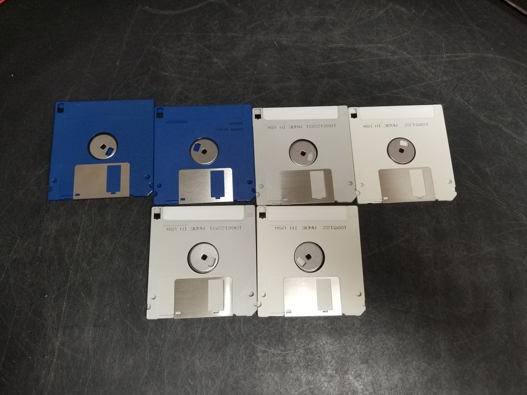 Vintage Lot of 6 Diskettes for Apple Computers Iigs/iie/iic 3.5 Floppy ...