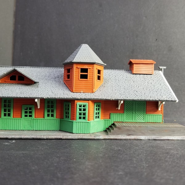 Ho Scale Passenger Train Station Etsy