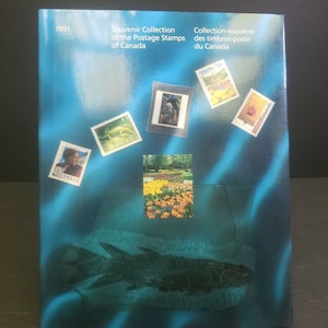 Annuario della collezione di francobolli souvenir annuali di Canada Post del 1991 - Nuovo e completo