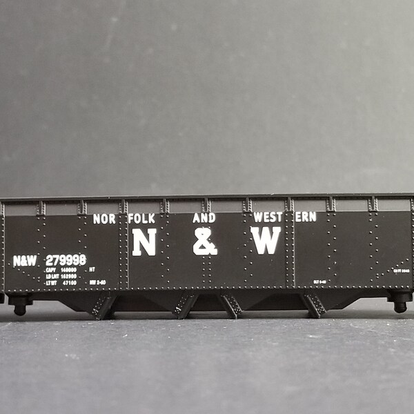 Walthers HO Scale Norfolk et Western Offset Hopper Car NW #279998 Noir