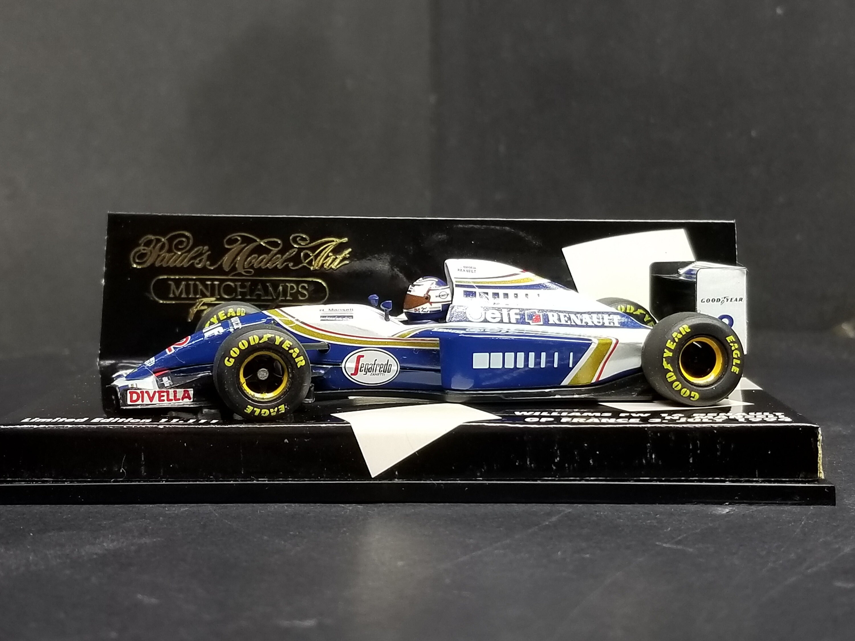 レア MINICHAMPS ウィリアムズ 1/43 マンセル FW14 1991