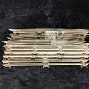 Vintage 027 Scale Curved + Straight Three-Rails Tracks Lot of 12