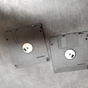 Vintage Lot of 2 Zoltrix Audio Plus 6400 3D Diskettes 3.5 Floppy Untested